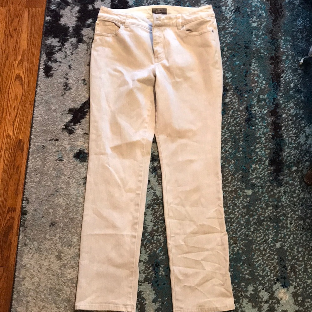 So Slimming Chico’s khaki jeans